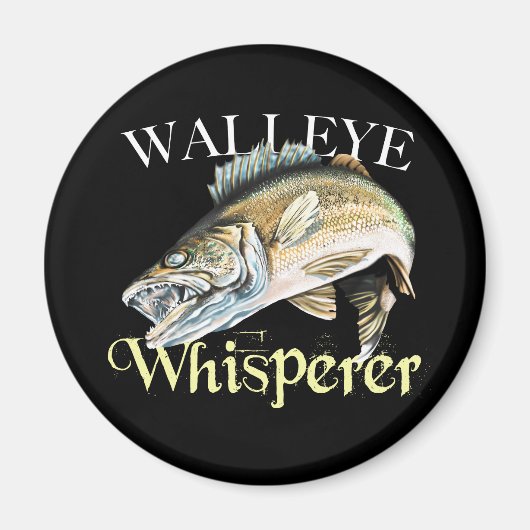 Walleye Whisperer Magneet (Voorkant)