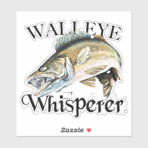 Walleye Whisperer Sticker