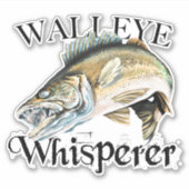 Walleye Whisperer Sticker (Voorkant)