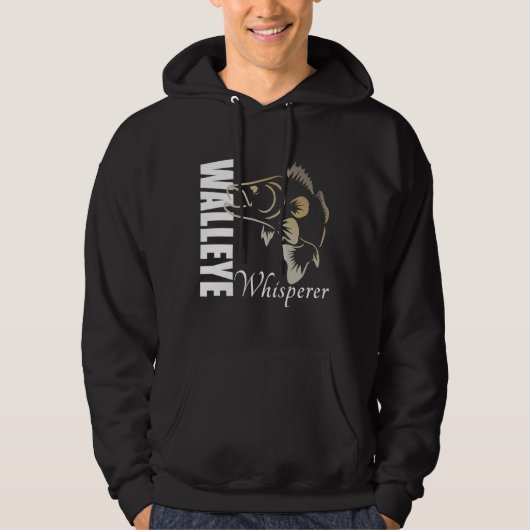 Walleye Whisperer Vist Hoodie (Voorkant)