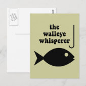 walleye whispervisserij briefkaart (Voorkant / Achterkant)