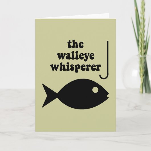 walleye whispervisserij kaart (Voorkant)