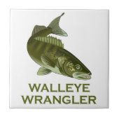 Walleye Wrangler Tegeltje (Voorkant)