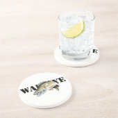 Walleye Zandsteen Onderzetter (Zijkant)