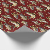 Walleyes Zwemmen Cadeaupapier (Hoek)