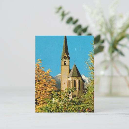 Wallfahrtskirche, Hellesblut, Grossglockner, Briefkaart (Staand voorkant)