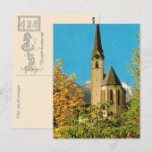 Wallfahrtskirche, Hellesblut, Grossglockner, Briefkaart (Voorkant / Achterkant)
