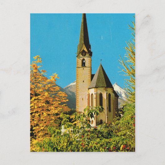 Wallfahrtskirche, Hellesblut, Grossglockner, Briefkaart (Voorkant)