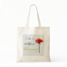 Wallflower Blooming Canvas tas