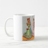 Wallflower Cats door Louis Wain Koffiemok (Links)