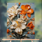 Wallflower - Impasto Floral Acryl Bord (Neutraal)