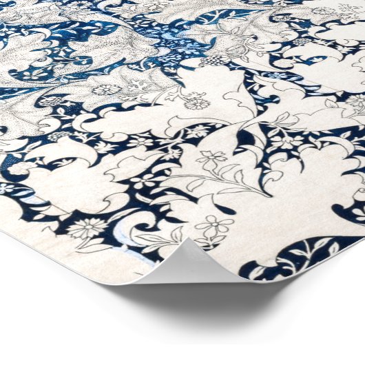 Wallflower Pattern 1890, van William Morris Poster (Hoek)