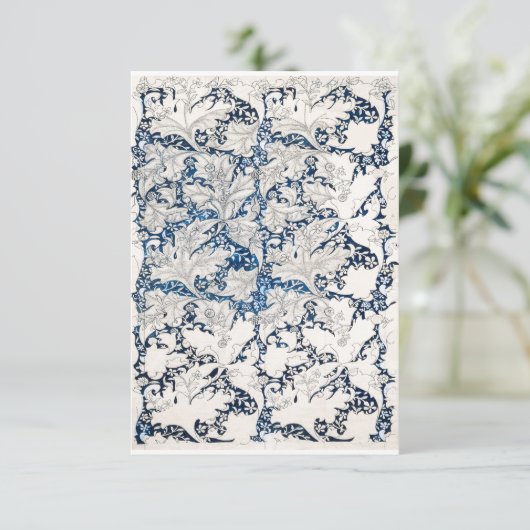 Wallflower Pattern 1890, van William Morris Save The Date (Staand voorkant)