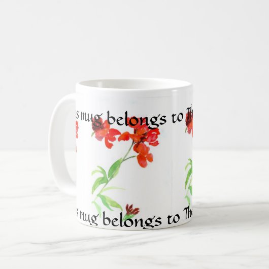 Wallflower Ringer Mok (Voorkant links)