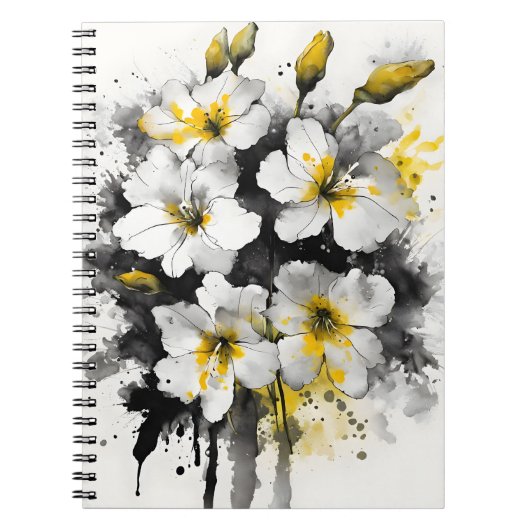 Wallflower - Watercolor flowers Notitieboek (Voorkant)
