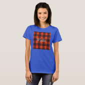 Wallis clan Pset Scottish tartan T-shirt (Voorkant volledig)