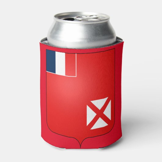 wallis en futuna embleem blikjeskoeler (Blikje Voorkant)