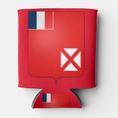 wallis en futuna embleem blikjeskoeler (Voorkant)