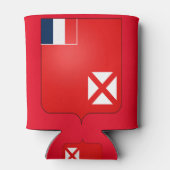 wallis en futuna embleem blikjeskoeler (Achterkant)