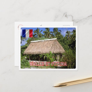 Wallis en Futuna - Fale on Faioa - Briefkaart