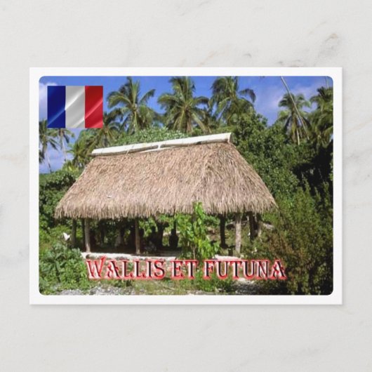 Wallis en Futuna - Fale on Faioa - Briefkaart (Voorkant)