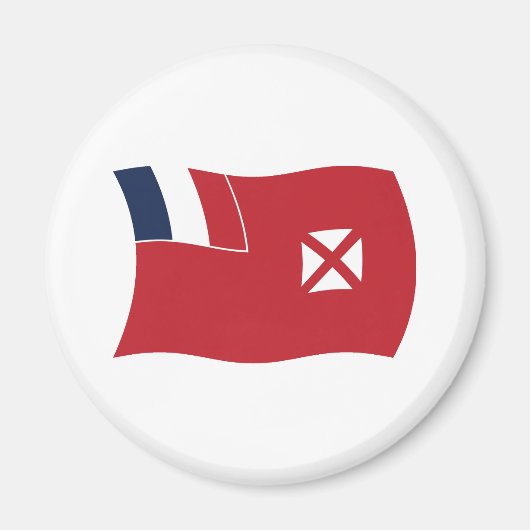 Wallis en Futuna Flag Magnet (Voorkant)