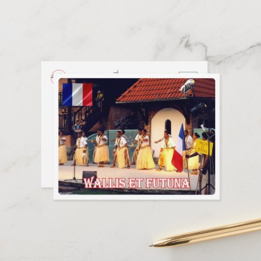 Wallis en Futuna - Folklore - Briefkaart (Voorkant / Achterkant in situ)