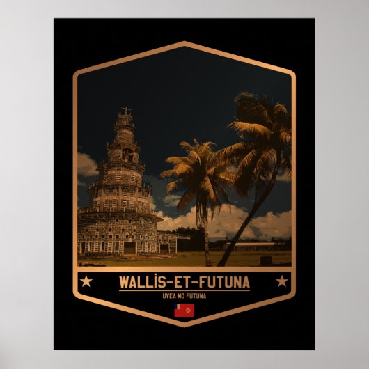 Wallis en Futuna Poster (Voorkant)