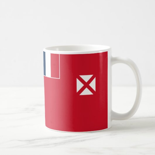 Wallis en Futuna Vlag Keramische Koffie Mok (Rechts)