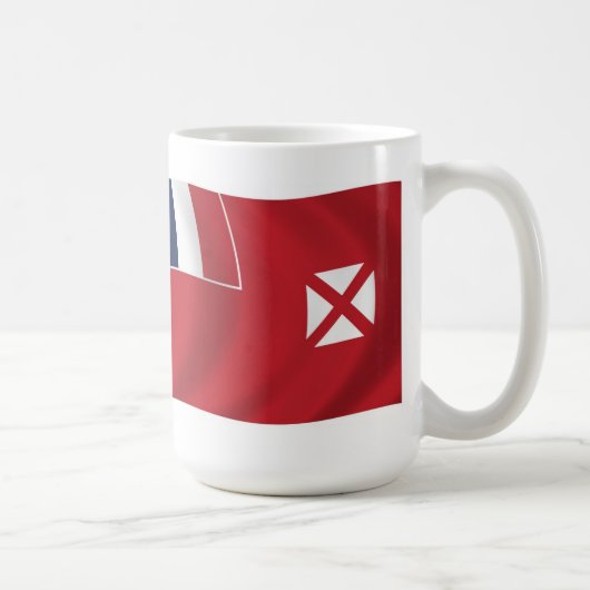 Wallis en Futuna Vlag Mokka Koffiemok (Rechts)