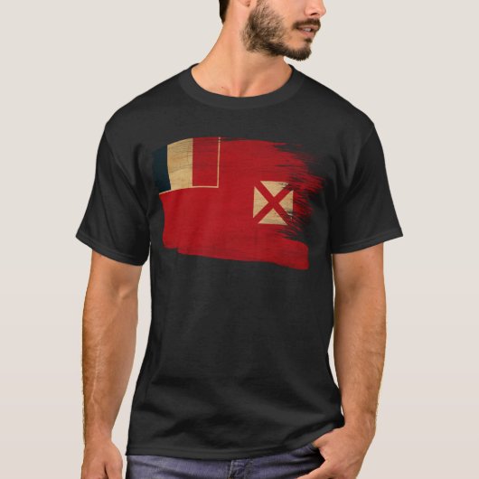 Wallis en Futuna vlag T-shirt (Voorkant)
