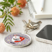 Wallis kanton Zwitserland sleutelhanger (Zijkant)