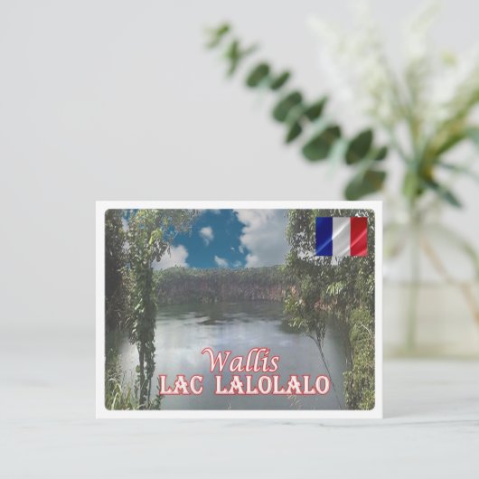Wallis - Lac Lalolalo - Wallis en Futuna - Briefkaart (Staand voorkant)