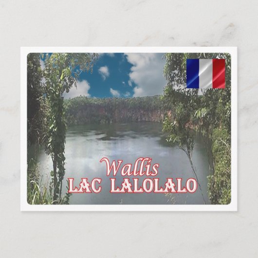 Wallis - Lac Lalolalo - Wallis en Futuna - Briefkaart (Voorkant)