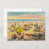 Wallis Sands Beach, Rye, New Hampshire Briefkaart (Voorkant / Achterkant)