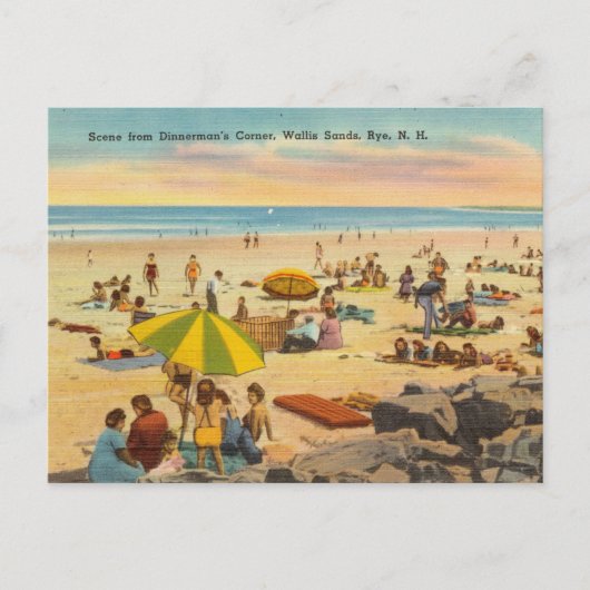 Wallis Sands Beach, Rye, New Hampshire Briefkaart (Voorkant)