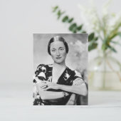 Wallis Simpson Briefkaart (Staand voorkant)