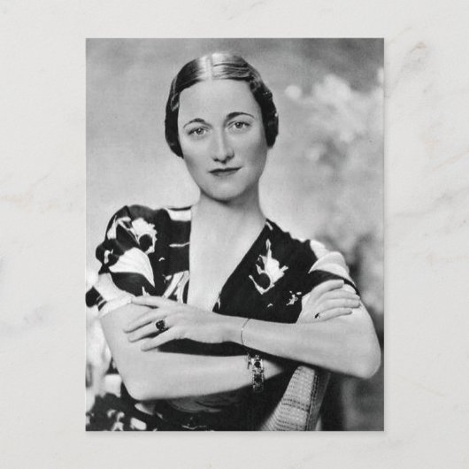 Wallis Simpson Briefkaart (Voorkant)