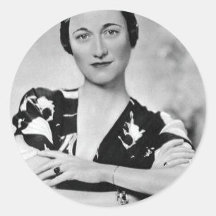 Wallis Simpson Ronde Sticker
