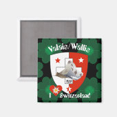 Wallis Valais Schweiz Suisse Magnete Magneet (Voorkant / Achterkant)