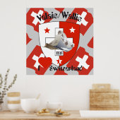 Wallis Valais Schweiz Suisse Poster (Keuken)