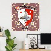 Wallis Valais Schweiz Suisse Poster (Thuiskantoor)