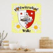 Wallis Valais Schweiz Suisse Poster (Keuken)