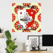 Wallis Valais Schweiz Suisse Poster (Thuiskantoor)