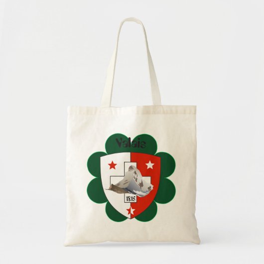 Wallis / Valais Schweiz Suisse Tasche Tote Bag (Voorkant)
