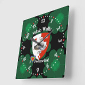 Wallis Valais Schweiz Suisse Uhr Vierkante Klok (Hoek)