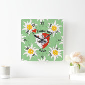 Wallis Valais Schweiz Suisse Uhr Vierkante Klok (Huis)