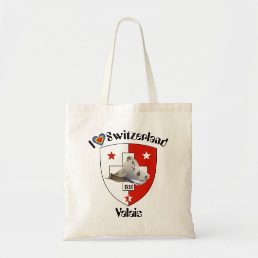 Wallis / Valais Tasche Tote Bag (Voorkant)