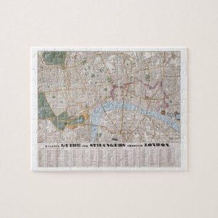 Wallis's Guide for Strangers Through London, 1841 Legpuzzel