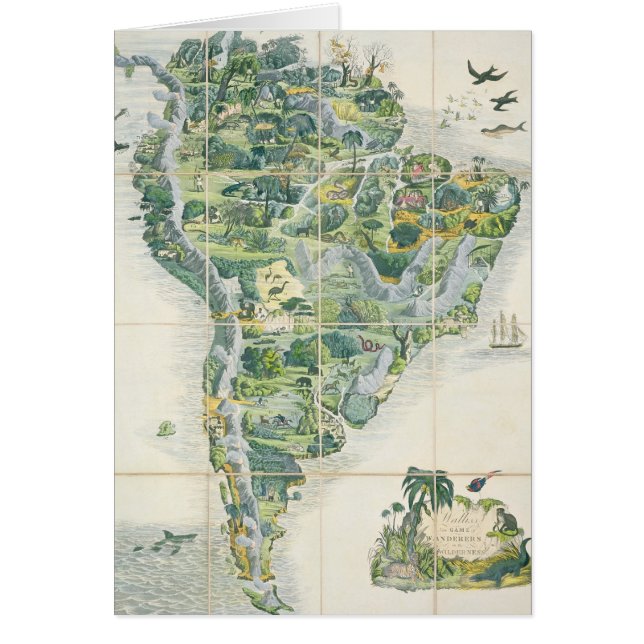 Wallis's New Game of Wanderers in the (Voorkant)